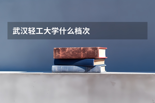 武汉轻工大学什么档次