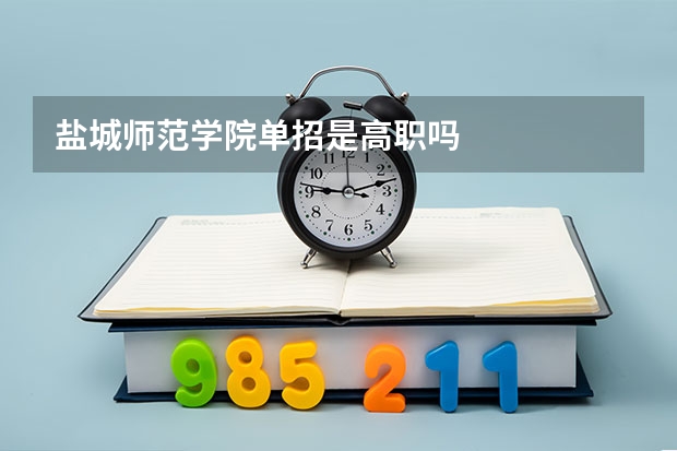 盐城师范学院单招是高职吗