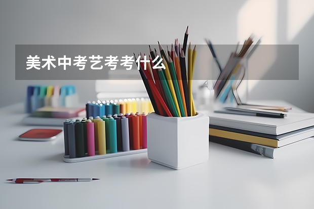 美术中考艺考考什么