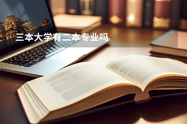 三本大学有二本专业吗
