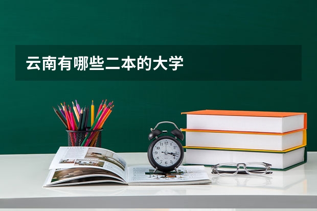 云南有哪些二本的大学