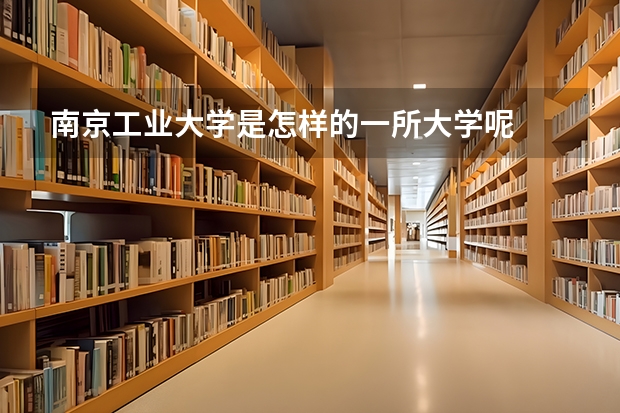 南京工业大学是怎样的一所大学呢