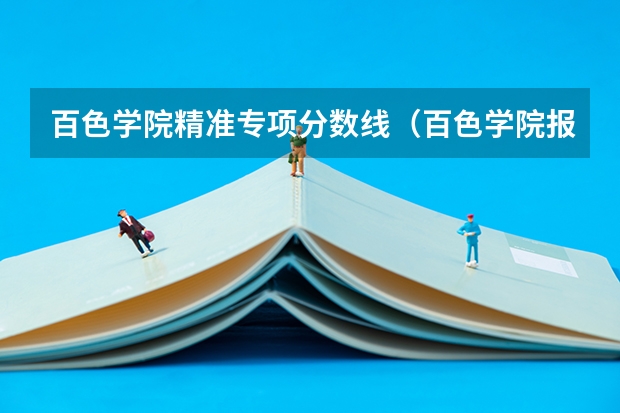 百色学院精准专项分数线（百色学院报考政策解读）