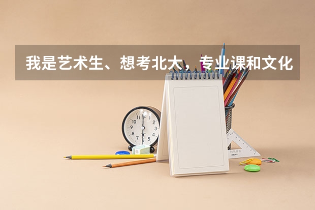 我是艺术生、想考北大，专业课和文化课多少分能考上
