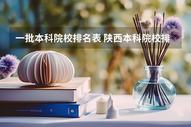 一批本科院校排名表 陕西本科院校排名一览表