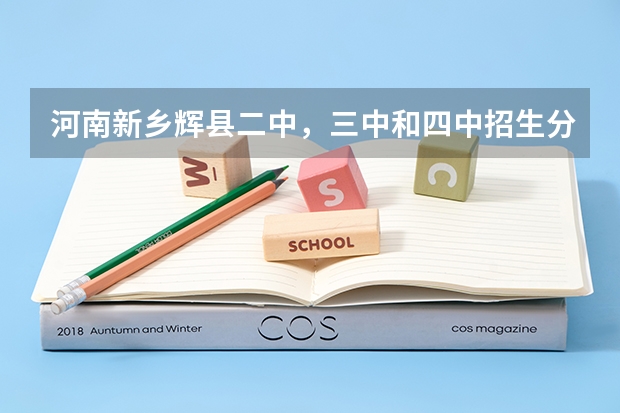 河南新乡辉县二中，三中和四中招生分数线评估，大约会多少分啊？