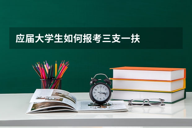 应届大学生如何报考三支一扶