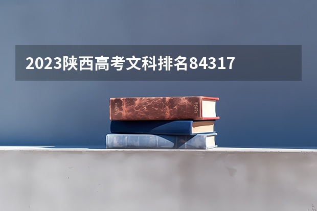 2023陕西高考文科排名84317的考生报什么大学好 学校往年录取分数线