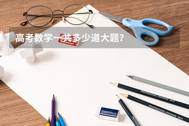 高考数学一共多少道大题？