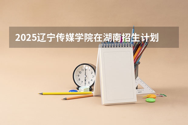 2025辽宁传媒学院在湖南招生计划预测 大概招多少人