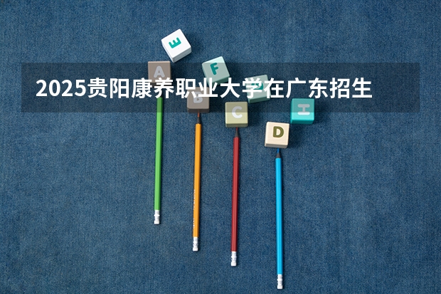 2025贵阳康养职业大学在广东招生计划 大概招多少人