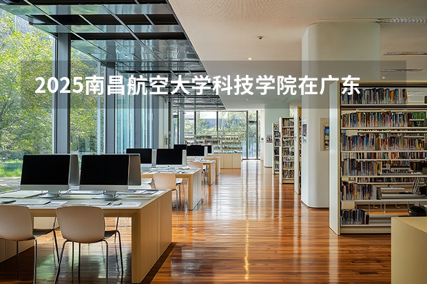 2025南昌航空大学科技学院在广东招生计划与2024年对比