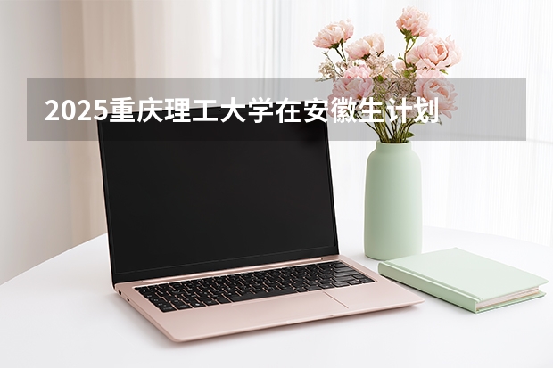 2025重庆理工大学在安徽生计划 大概招多少人