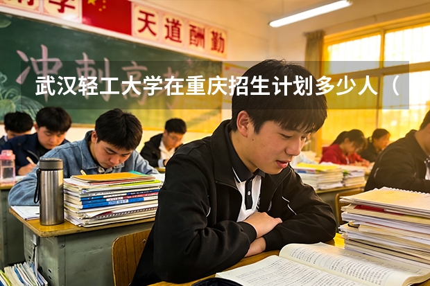 武汉轻工大学在重庆招生计划多少人（2026参考）