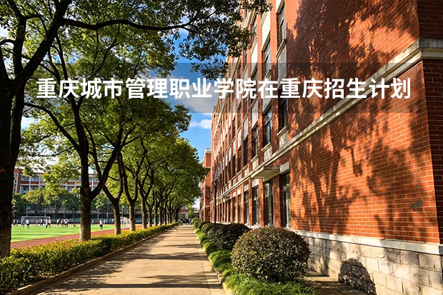 重庆城市管理职业学院在重庆招生计划多少人（2026参考）