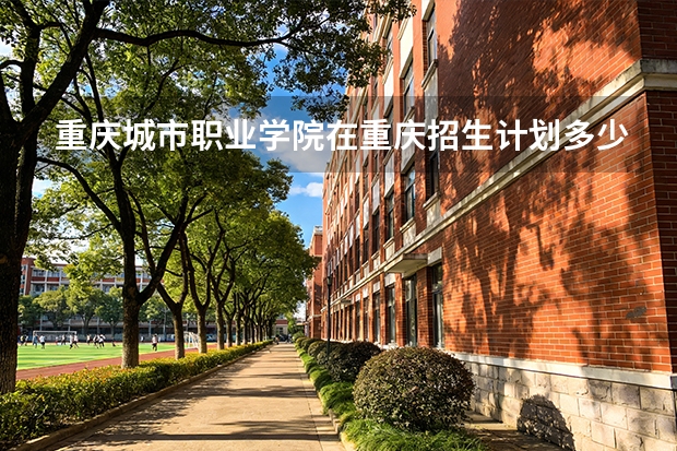 重庆城市职业学院在重庆招生计划多少人（2026参考）