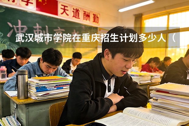 武汉城市学院在重庆招生计划多少人（2026参考）