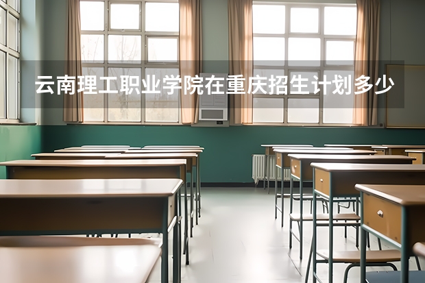 云南理工职业学院在重庆招生计划多少人（2026参考）