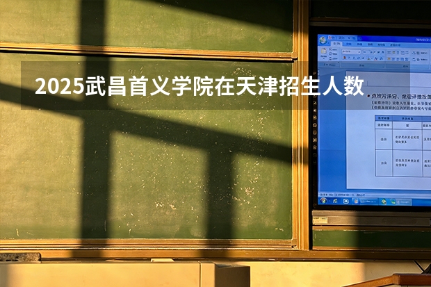 2025武昌首义学院在天津招生人数汇总（2026参考）