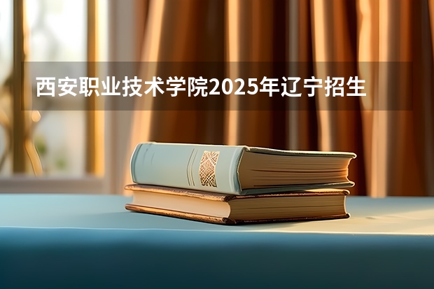 西安职业技术学院2025年辽宁招生计划总览（2026高考志愿参考）