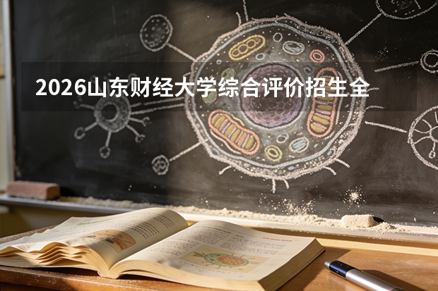 2026山东财经大学综合评价招生全指南（面向山东省）