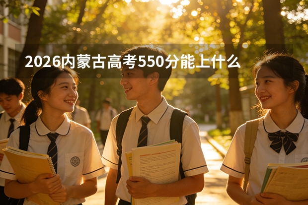 2026内蒙古高考550分能上什么大学？