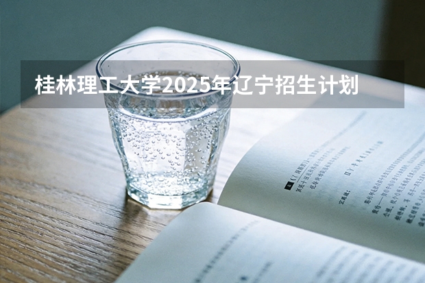 桂林理工大学2025年辽宁招生计划总览（2026高考志愿参考）