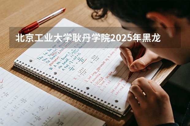 北京工业大学耿丹学院2025年黑龙江招生计划总览（2026高考志愿参考）