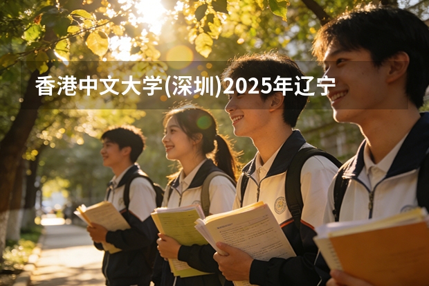 香港中文大学(深圳)2025年辽宁招生计划总览（2026高考志愿参考）