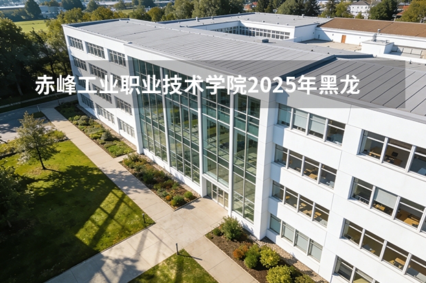 赤峰工业职业技术学院2025年黑龙江招生计划总览（2026高考志愿参考）