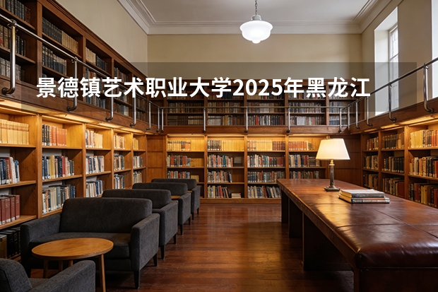 景德镇艺术职业大学2025年黑龙江招生计划总览（2026高考志愿参考）