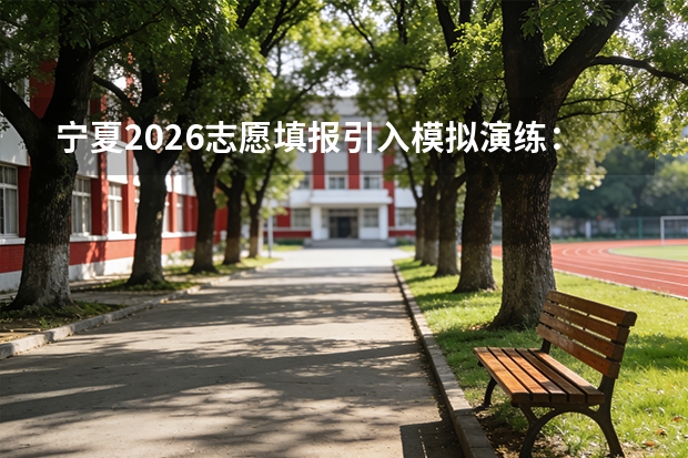 宁夏2026志愿填报引入模拟演练：6月18日开放系统，演练数据考后清零