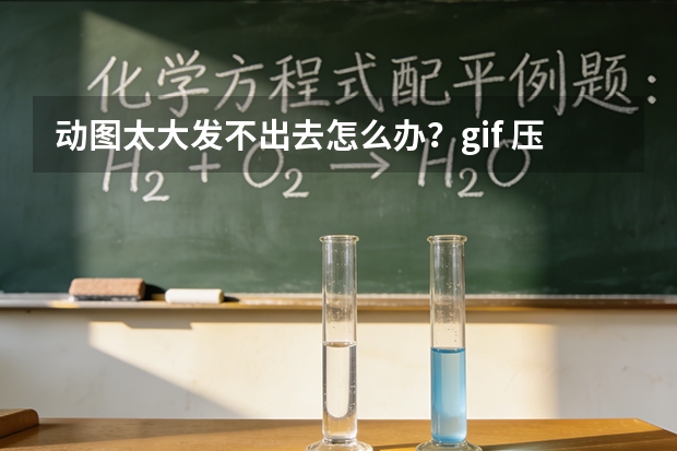 动图太大发不出去怎么办？gif 压缩工具一键瘦身流畅发送