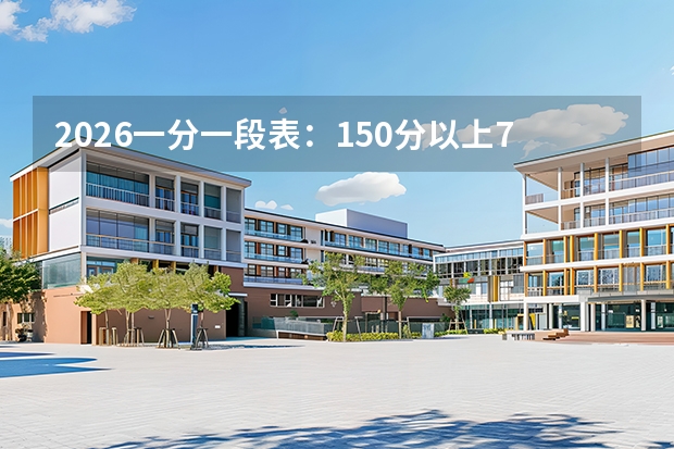 2026一分一段表：150分以上708817人，各分数段累计人数完整数据
