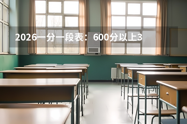 2026一分一段表：600分以上30192人，选考物理占比82.9%