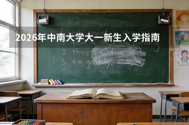 2026年中南大学大一新生入学指南：报到日期、军训周期、物品清单