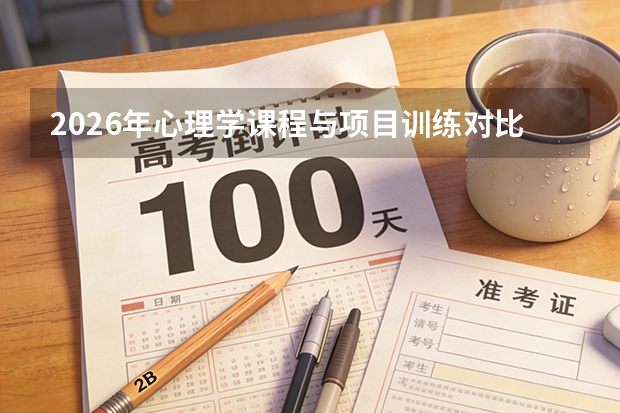 2026年心理学课程与项目训练对比
