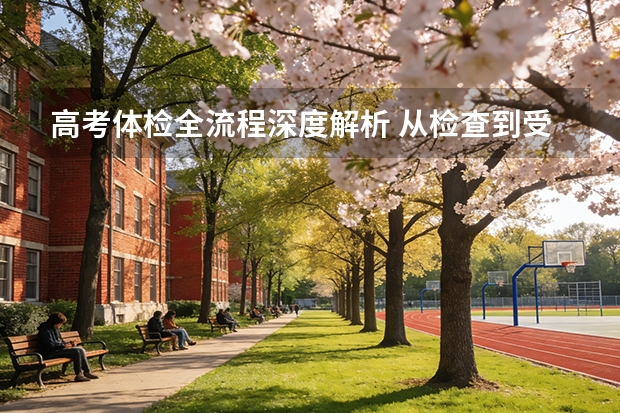 高考体检全流程深度解析 从检查到受限条款的完整指南