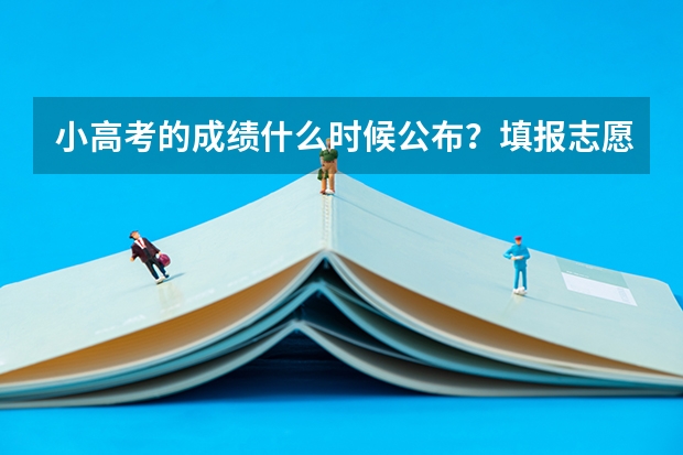 小高考的成绩什么时候公布？填报志愿采取什么方式？