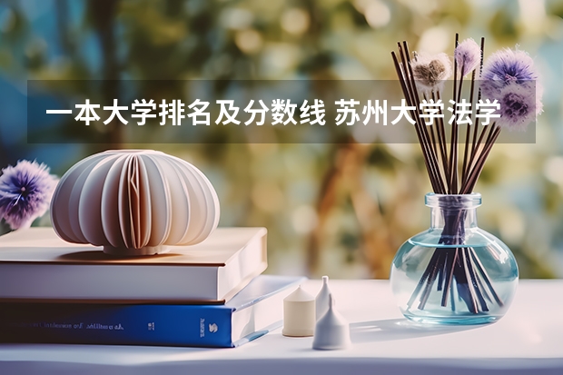 一本大学排名及分数线 苏州大学法学2023录取分数线