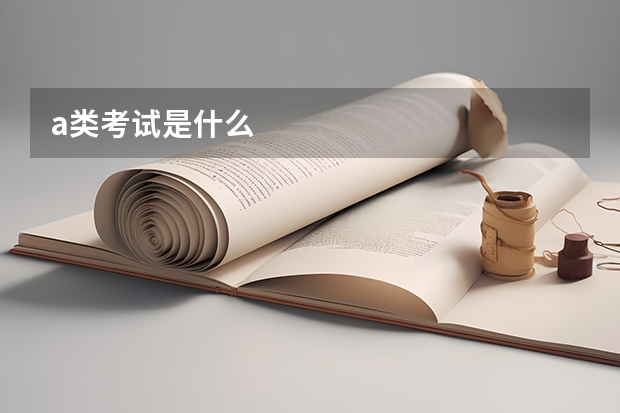 a类考试是什么
