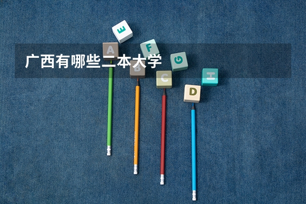 广西有哪些二本大学