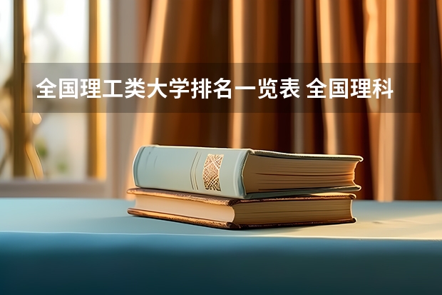 全国理工类大学排名一览表 全国理科二本大学排名一览表