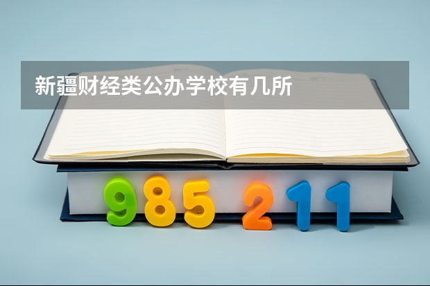 新疆财经类公办学校有几所