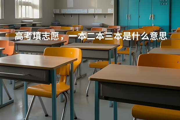 高考填志愿,一本二本三本是什么意思