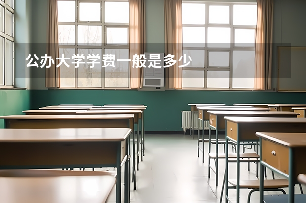 公办大学学费一般是多少