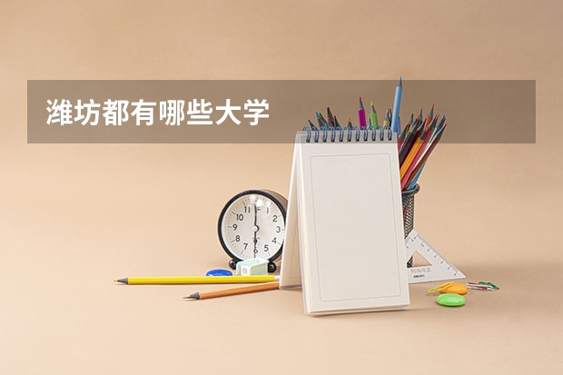 潍坊都有哪些大学