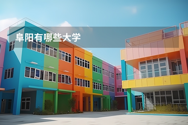 阜阳有哪些大学